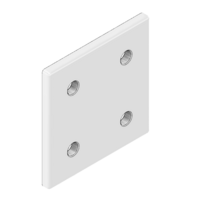 MODULAR SOLUTIONS TIE PLATE 90MM X 90MM X 6MM&lt;BR&gt;CREATES RIGHT ANGLE, WITH STAINLESS STEEL HARDWARE